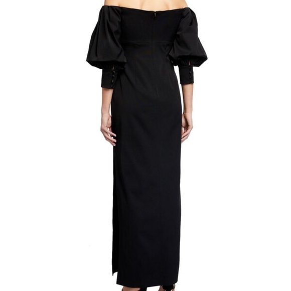 Aiden Maddox off the shoulder puff sleeve gown - Picture 2 of 2